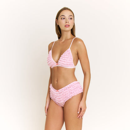 Honeydew Rumba Bralette in Marzipan Hearts