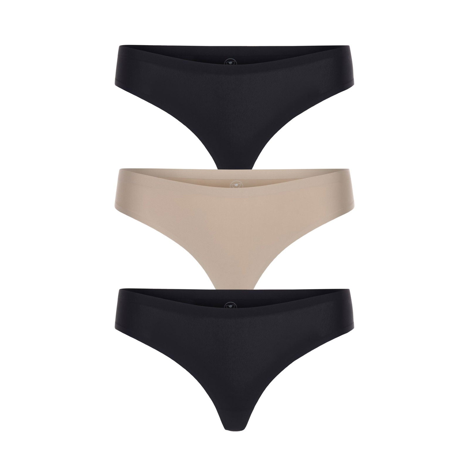 Honeydew Skinz Thong 3-Pack in Black/Nude/Black