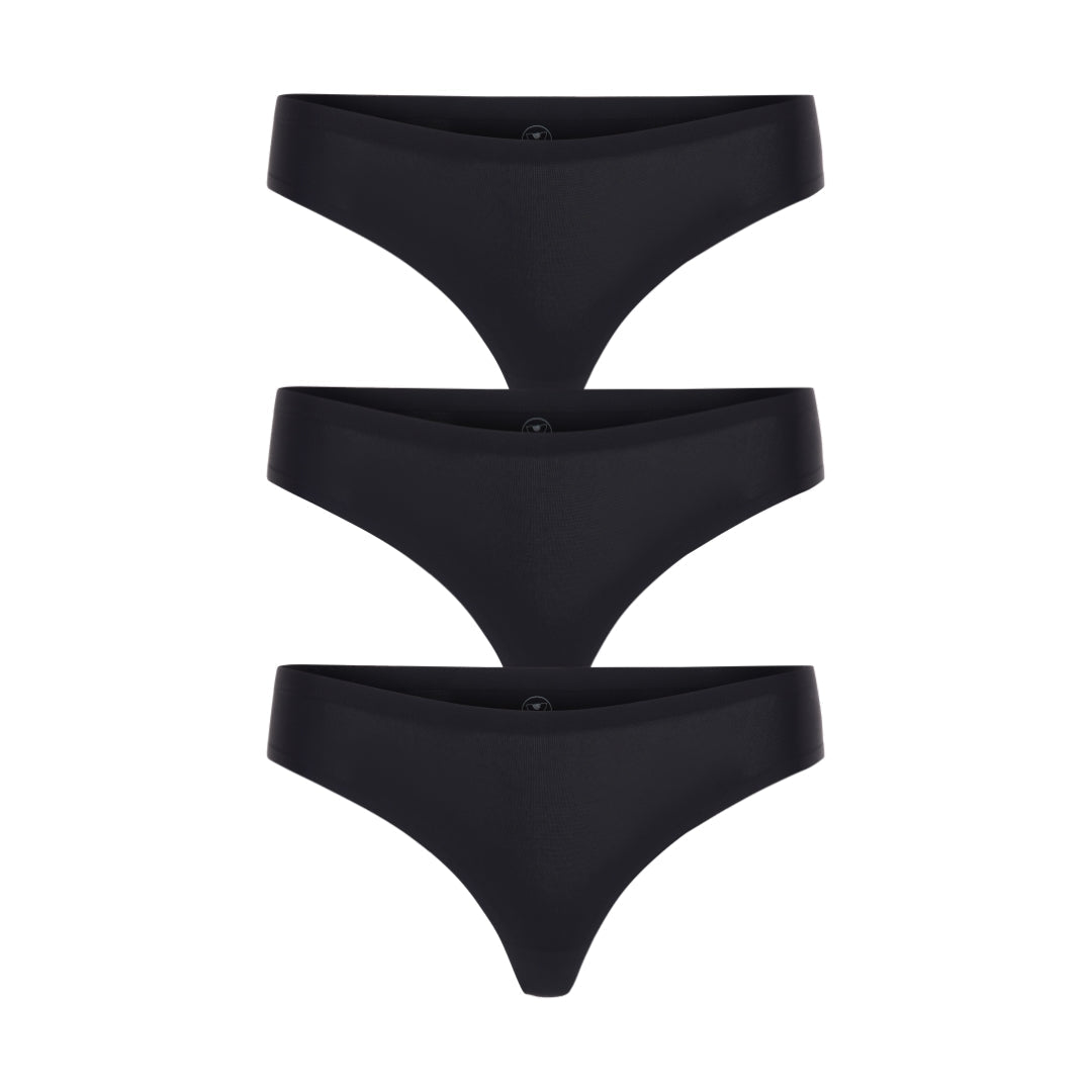 Honeydew Skinz Thong 3-Pack in Black