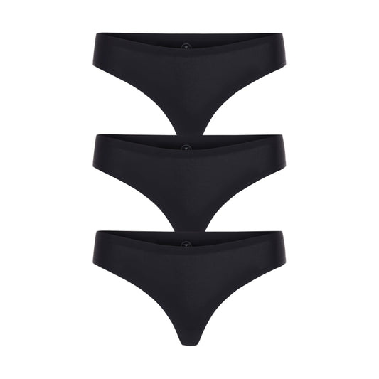 Honeydew Skinz Thong 3-Pack in Black