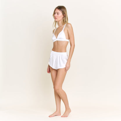 Honeydew Love Story Bra Shortie Set in White