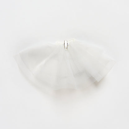 Honeydew Something New Clip Booty Veil in White