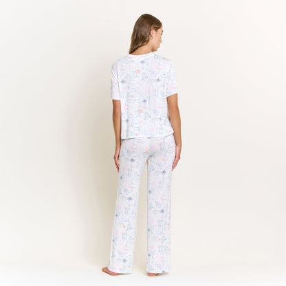 Honeydew All American Tee Pant Set in Multi Beach Resort