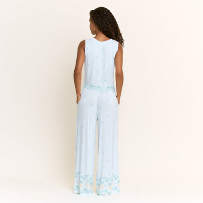 Honeydew All American V Tank Pant Set in Ocean Glow Pineapple