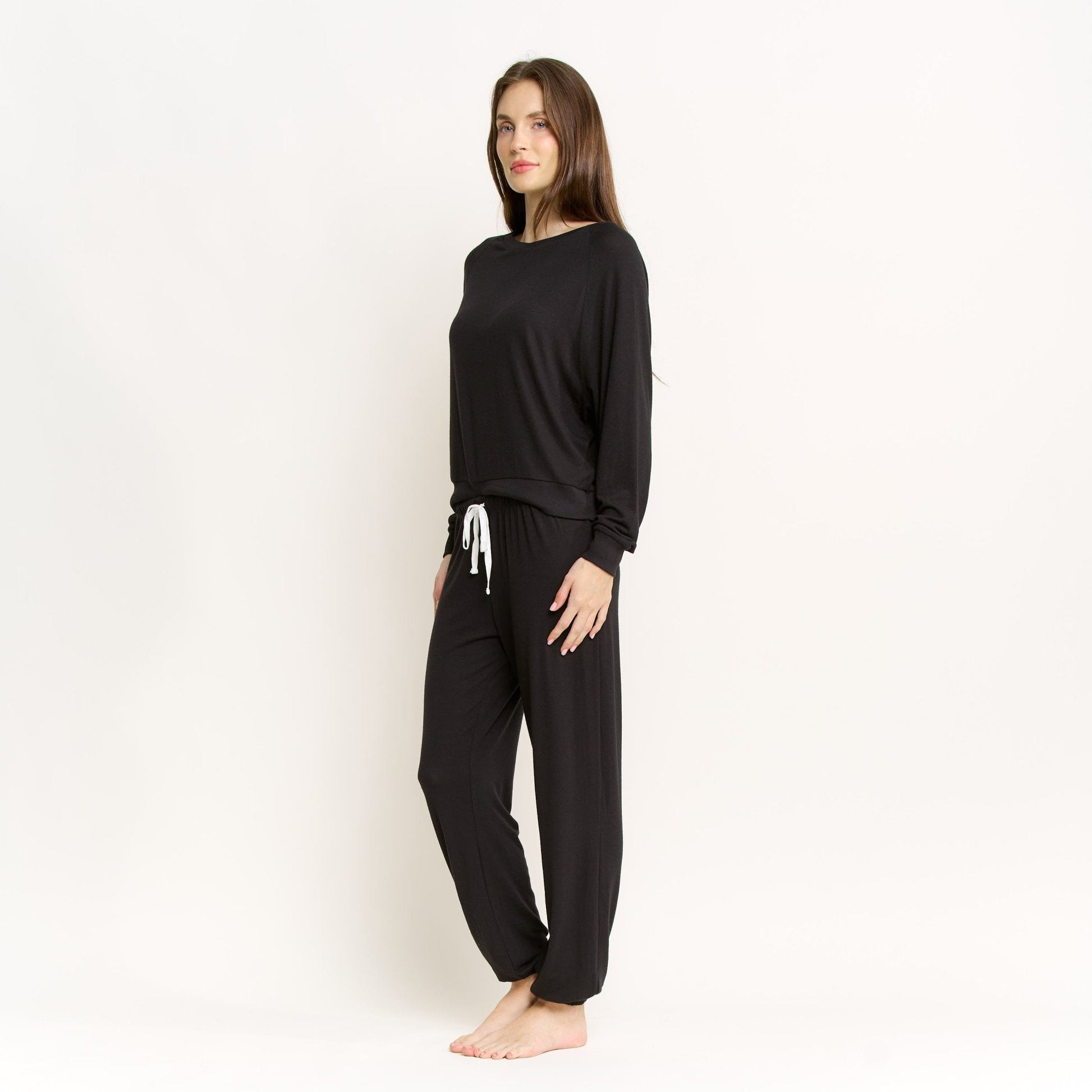 Honeydew Star Seeker Long Set in Black