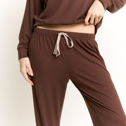 Honeydew Star Seeker Long Set in Chocolate