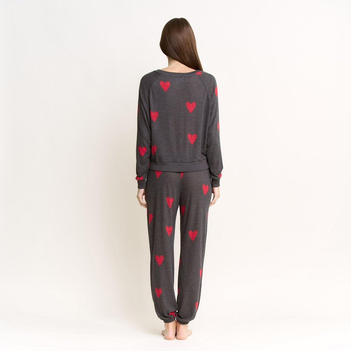 Honeydew Star Seeker Long Set in Valentine Hearts