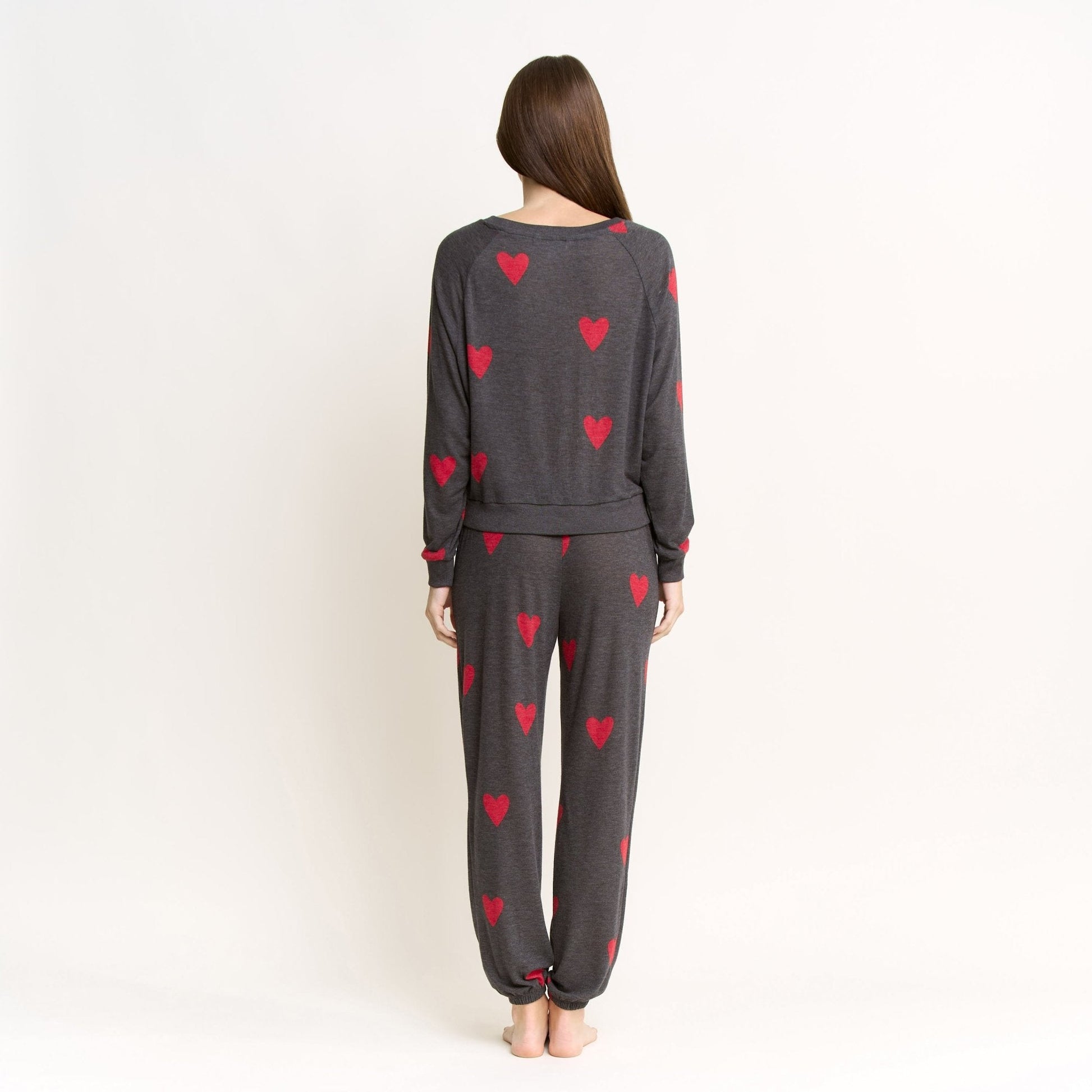Honeydew Star Seeker Long Set in Valentine Hearts