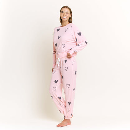Honeydew Star Seeker Long Set In Dusty Hearts