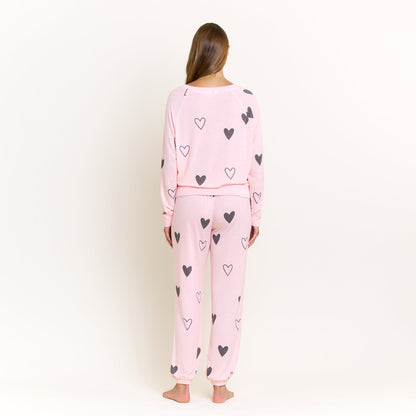 Honeydew Star Seeker Long Set In Dusty Hearts