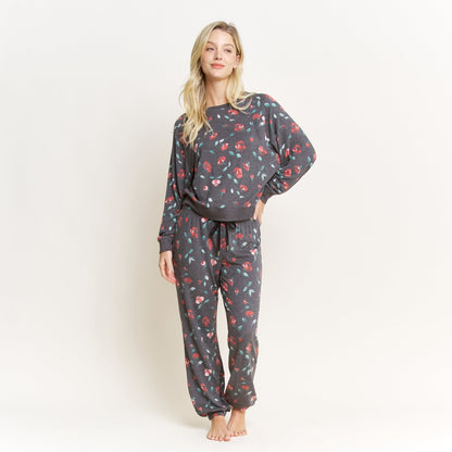 Honeydew Star Seeker Long Set in Dark Roses