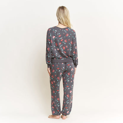 Honeydew Star Seeker Long Set in Dark Roses