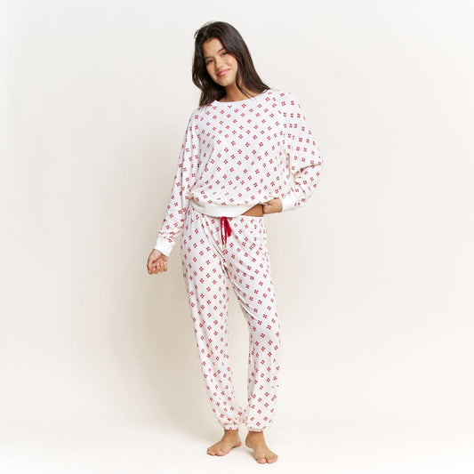 Honeydew Star Seeker Long Set in Lucky Hearts