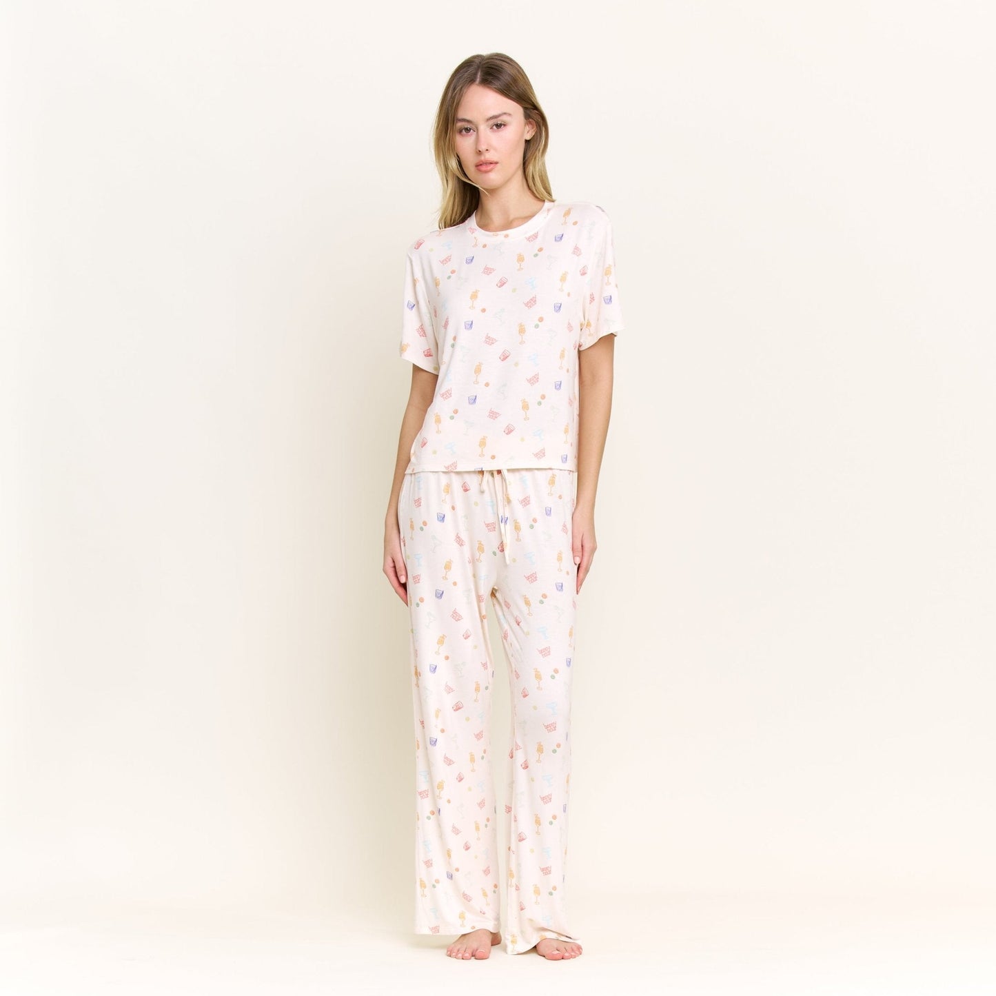 Honeydew All American Tee Pant Set in Happy Hour