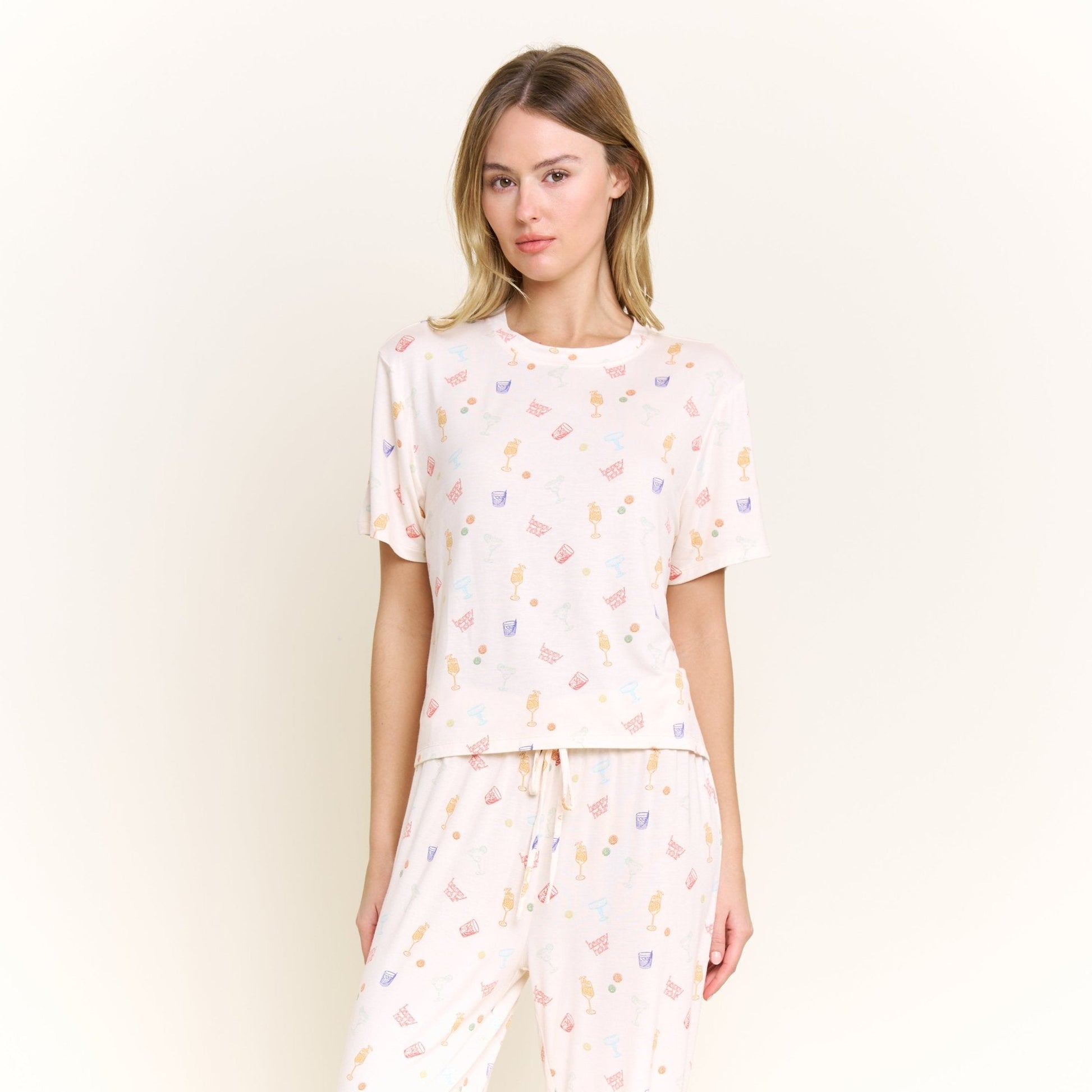 Honeydew All American Tee Pant Set in Happy Hour