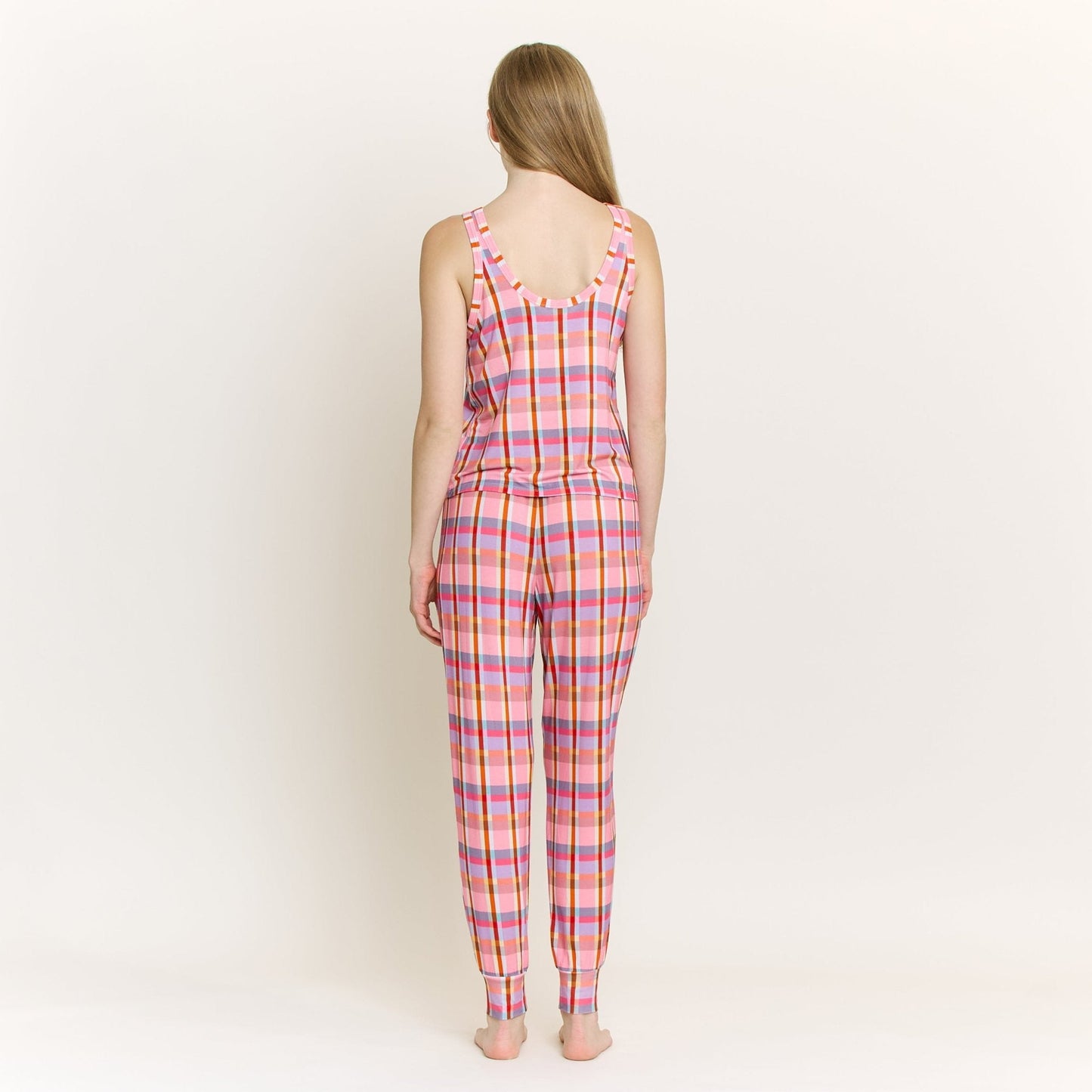 Honeydew All American Tank Pant Set in Madras