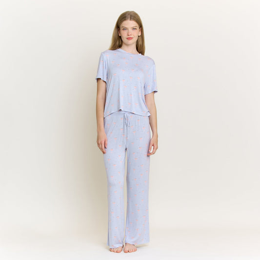Honeydew All American Tee Pant Set in Moonbeam Rosé