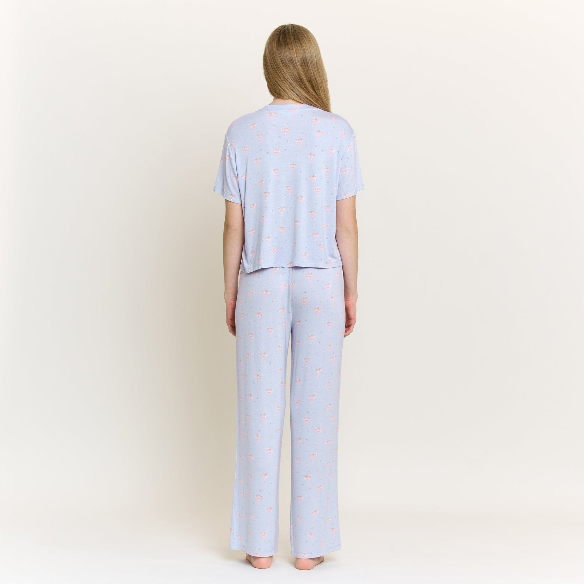 Honeydew All American Tee Pant Set in Moonbeam Rosé