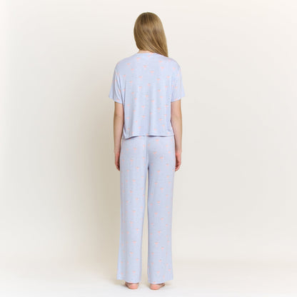 Honeydew All American Tee Pant Set in Moonbeam Rosé