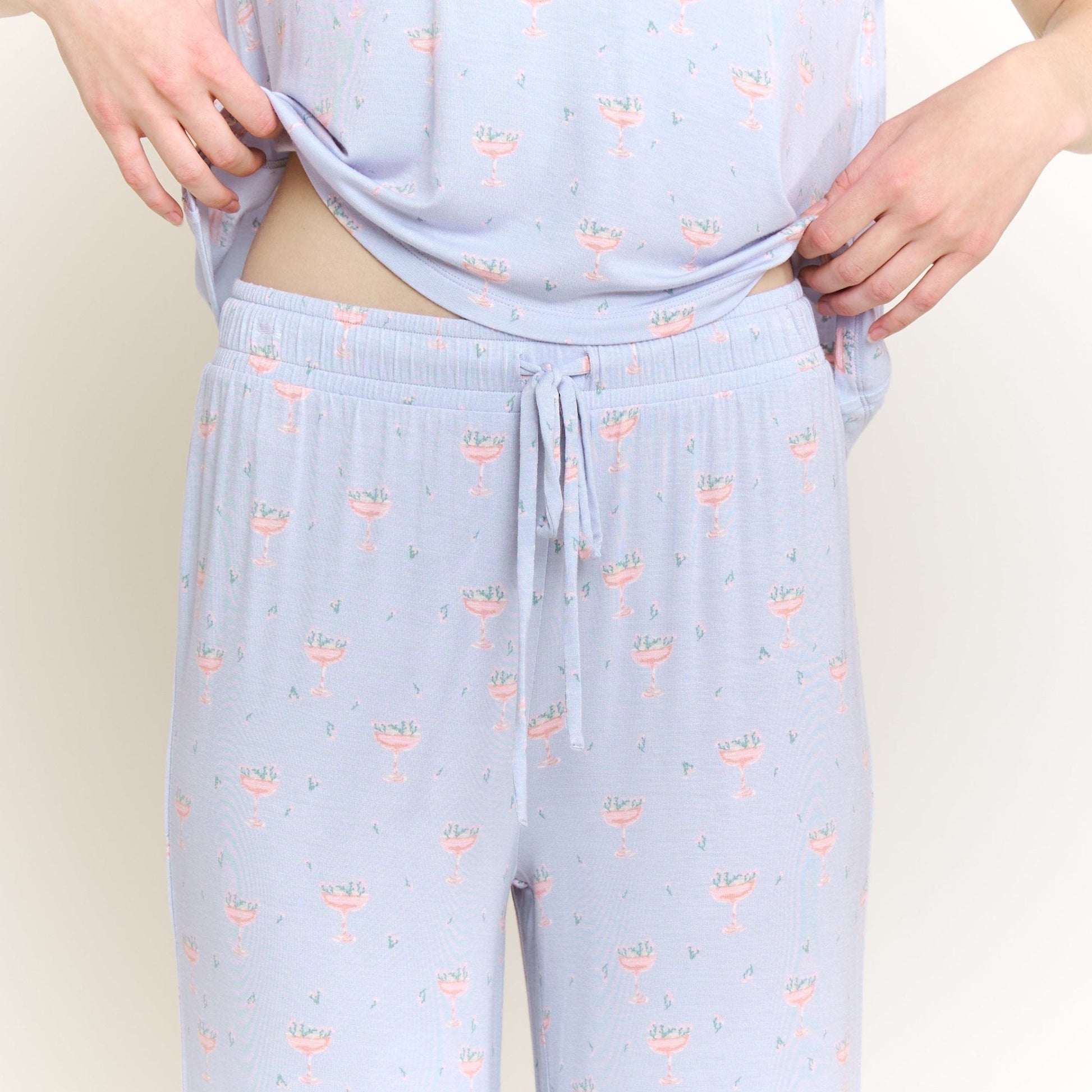 Honeydew All American Tee Pant Set in Moonbeam Rosé