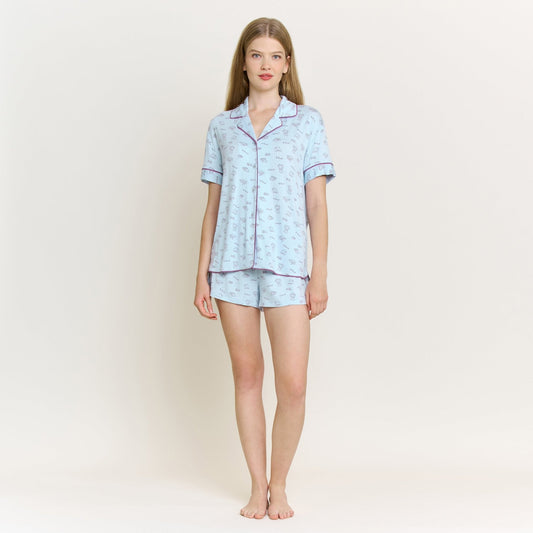 Honeydew All American Shortie PJ Set in Dreamy Brunch