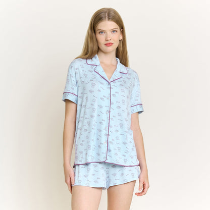 Honeydew All American Shortie PJ Set in Dreamy Brunch