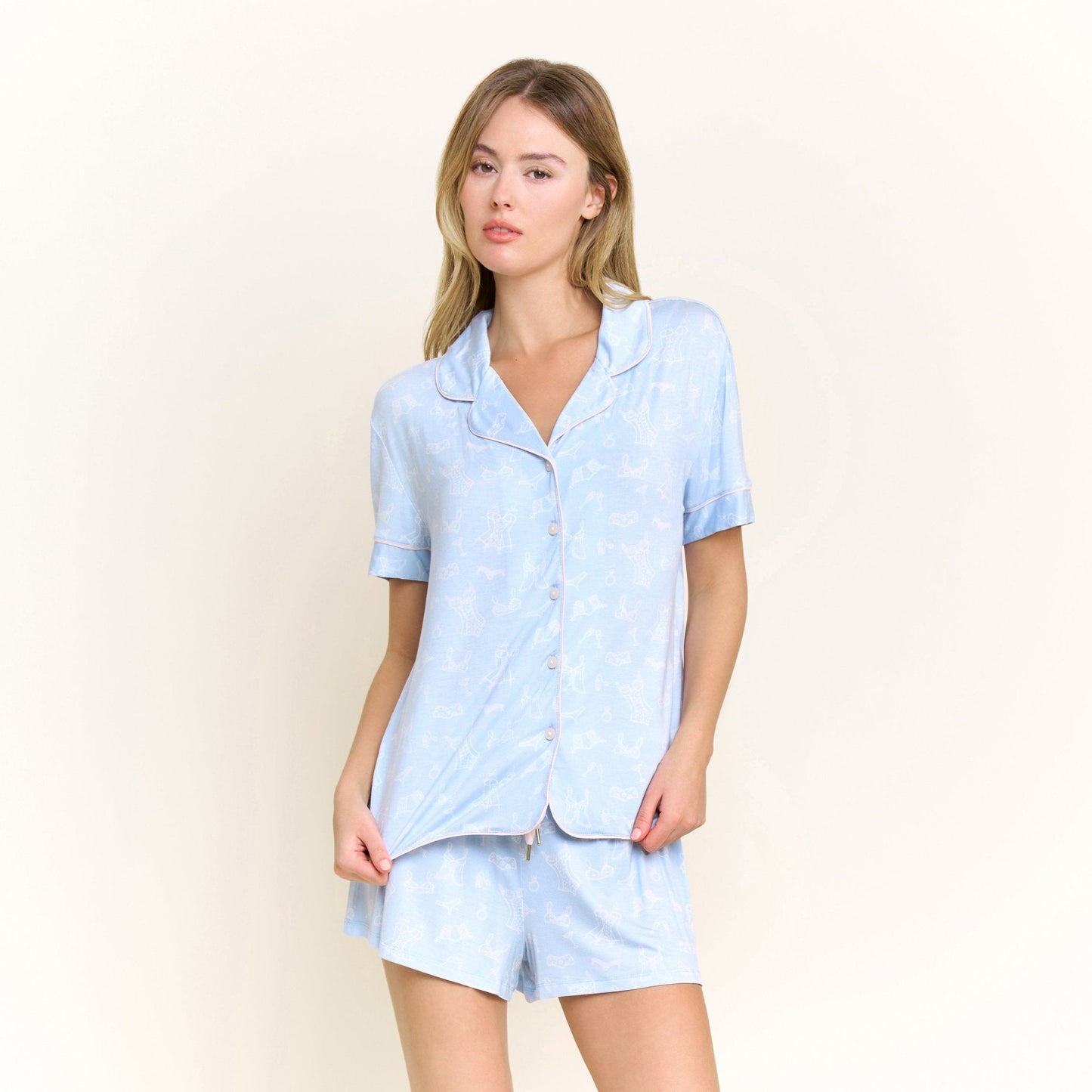 Honeydew All American Shortie PJ Set in Honeymoon Lingerie