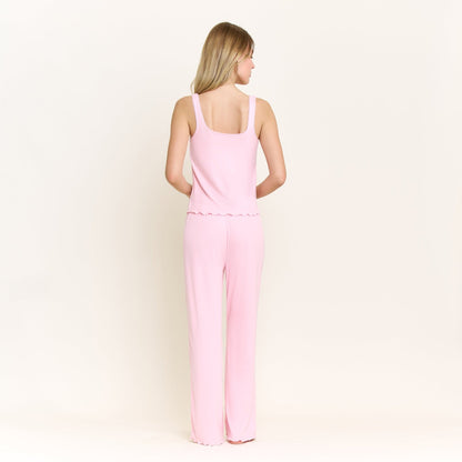 Honeydew Blissful Tank Pant Set in Tulle