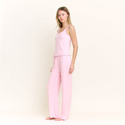 Honeydew Blissful Tank Pant Set in Tulle