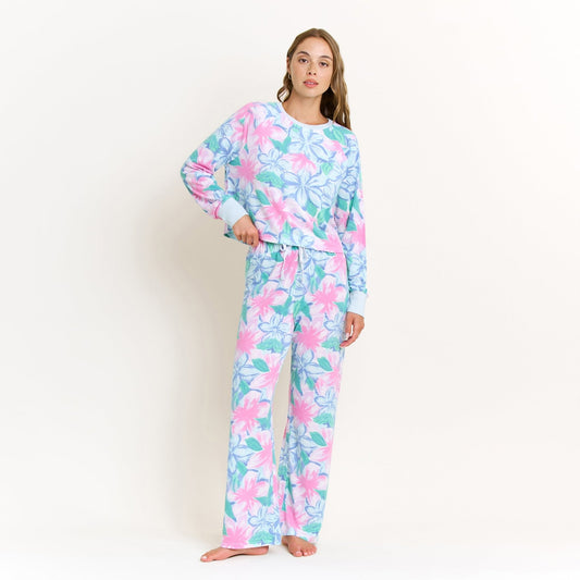 Honeydew Star Seeker Long Open Set in Daybreak Floral