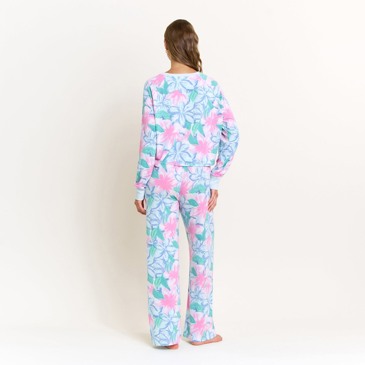 Honeydew Star Seeker Long Open Set in Daybreak Floral