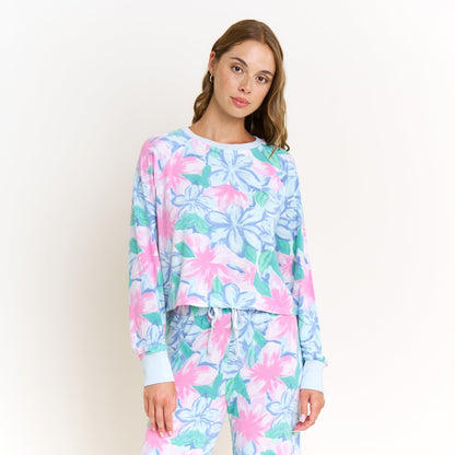 Honeydew Star Seeker Long Open Set in Daybreak Floral