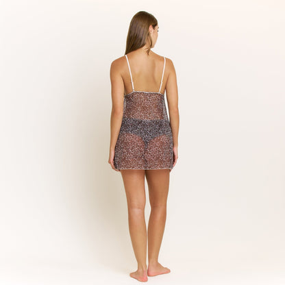 Honeydew Rumba Chemise in Caramel Leopard