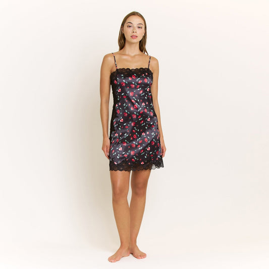 Honeydew Garden Of Eden Chemise in Dark Roses