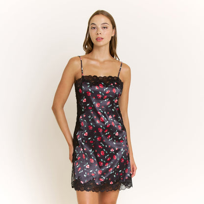 Honeydew Garden Of Eden Chemise in Dark Roses