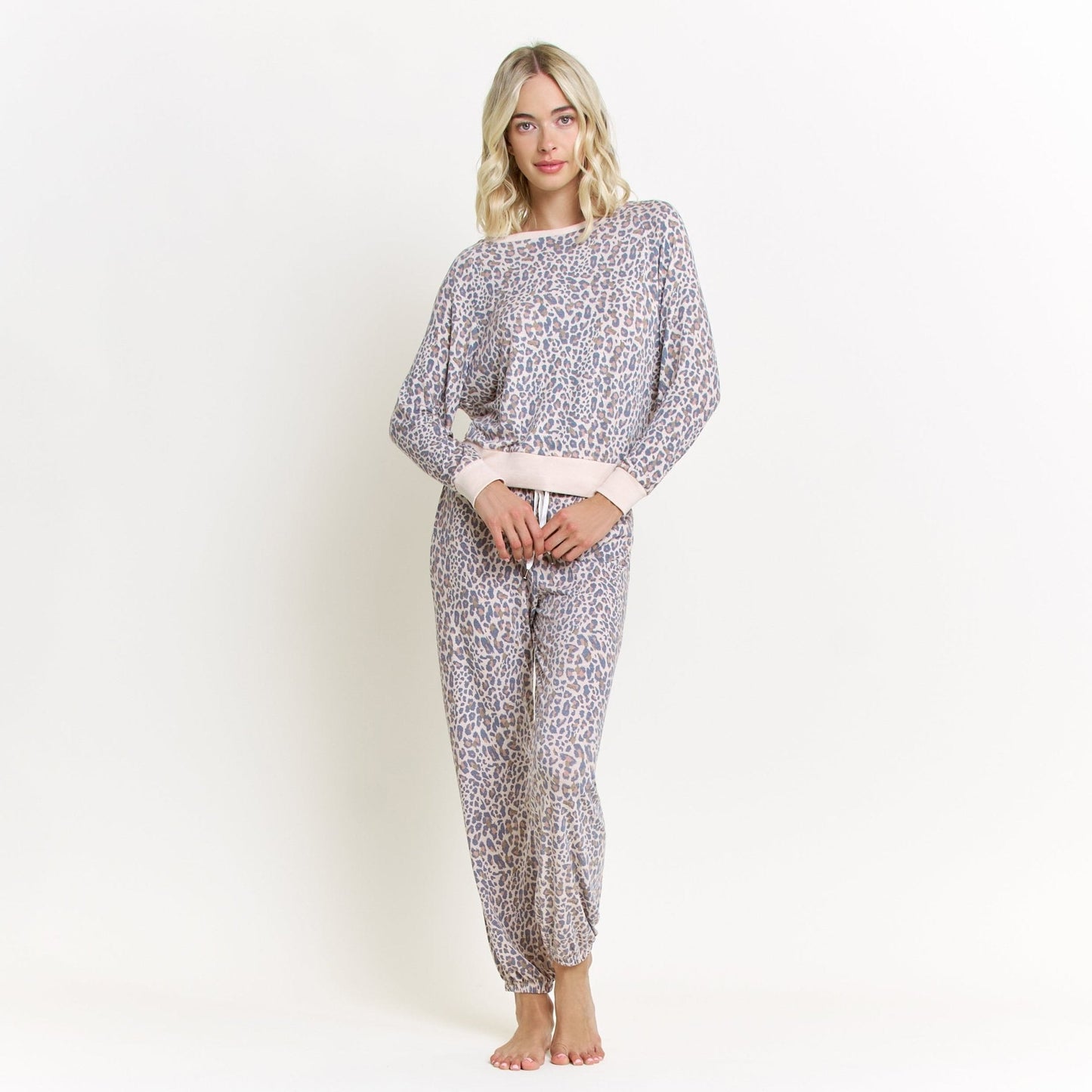 Honeydew Star Seeker Long Set In Natural Leopard