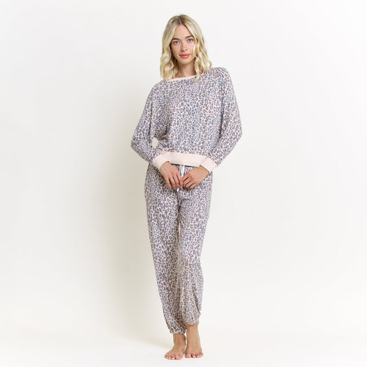 Honeydew Star Seeker Long Set In Natural Leopard