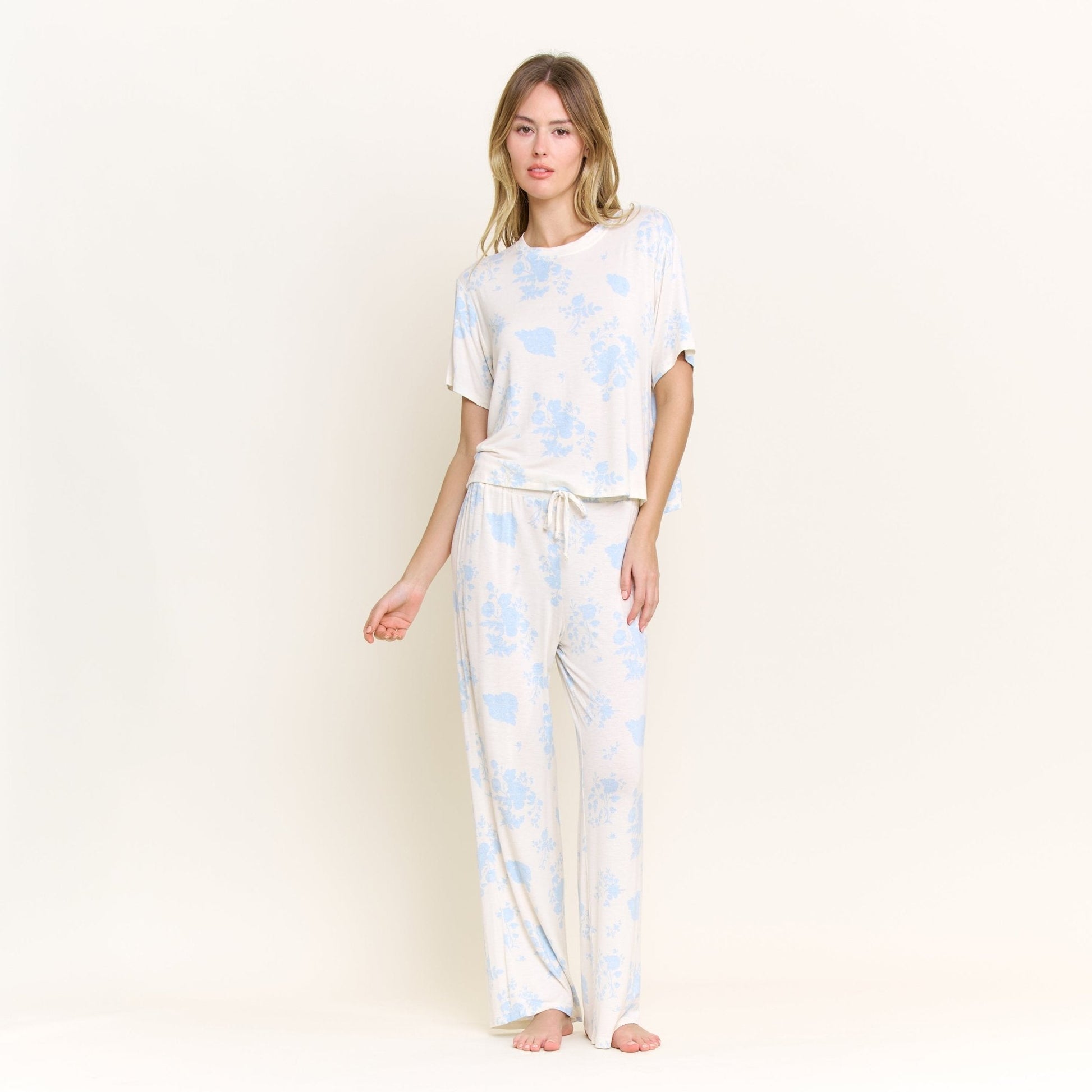Honeydew All American Tee Pant Set In Honeymoon Floral