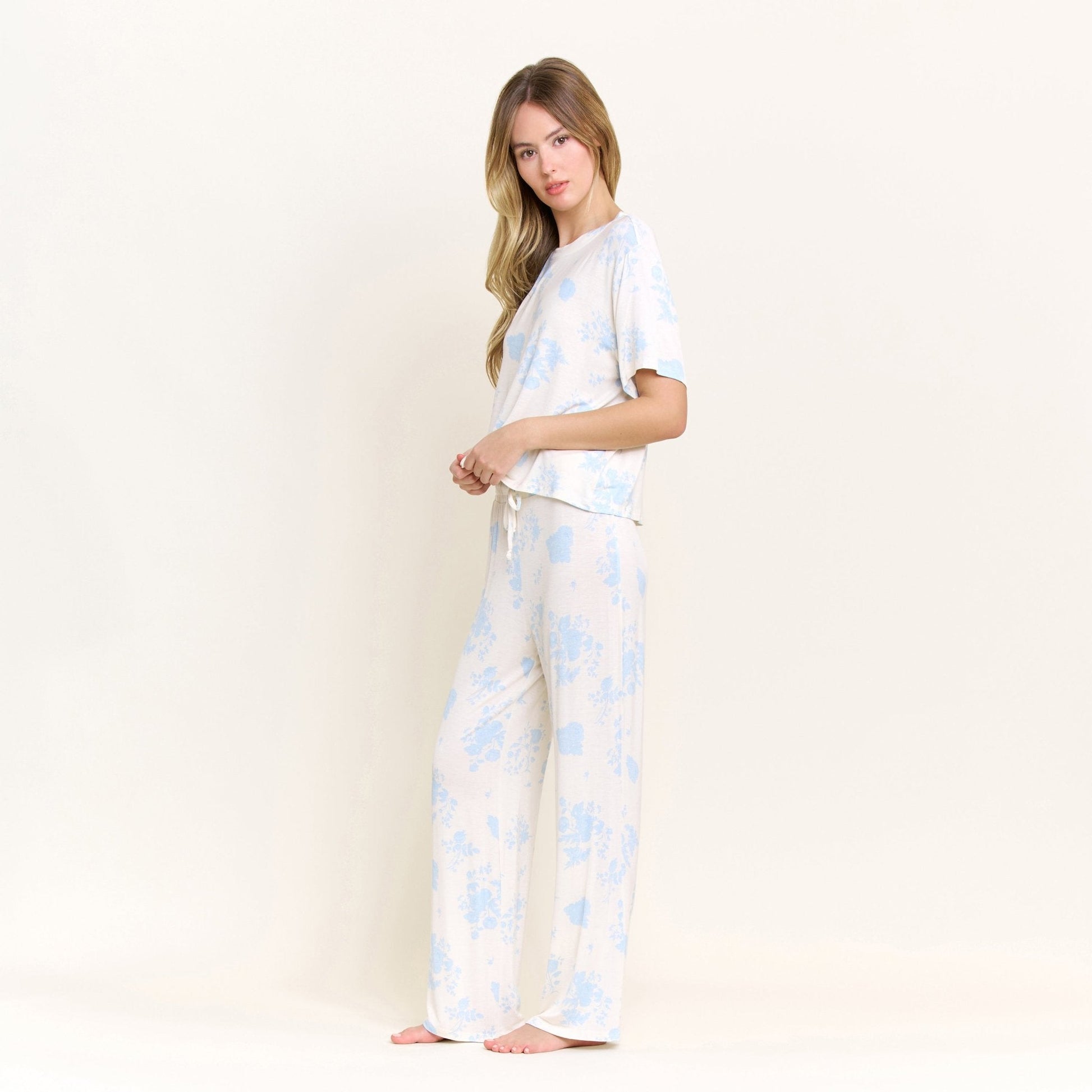 Honeydew All American Tee Pant Set In Honeymoon Floral