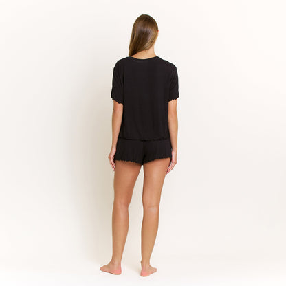 Honeydew Dreamland Shortie Set in Black