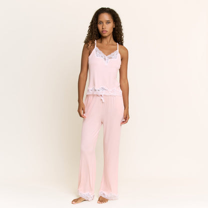 Honeydew Dream On Cami Pant Set in Sunkissed