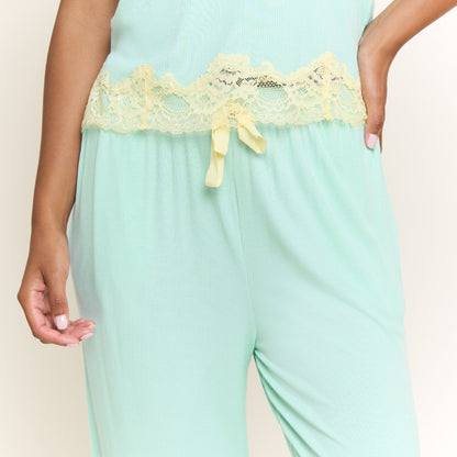 Honeydew Dream On Cami Pant Set in Meadow