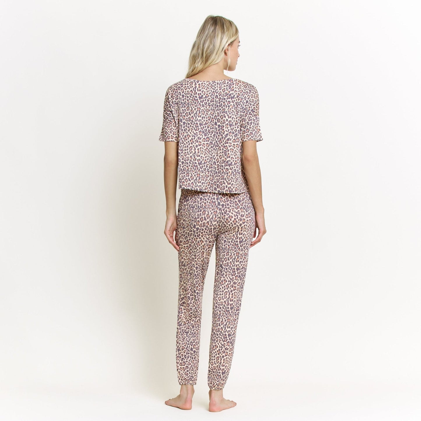 Honeydew Sun Lover PJ Set In Leopard